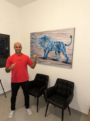 ORIGINAL ARTWORK - Roar Of Strength - BY Albert Levi Art