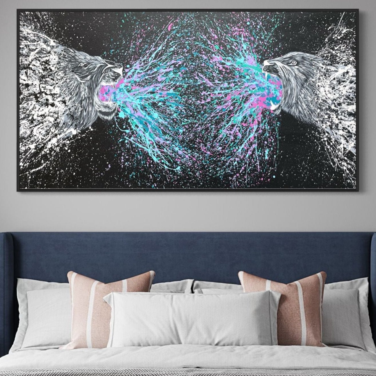 Roaring Royals - Canvas BY Albert Levi Art