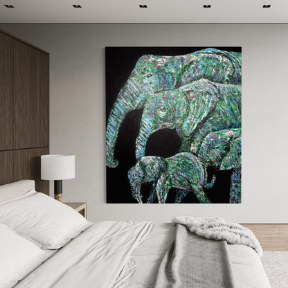 Strong Family - Canvas BY Albert Levi Art