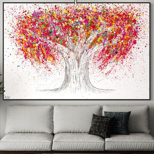 The bloom of happiness - Canvas BY Albert Levi Art