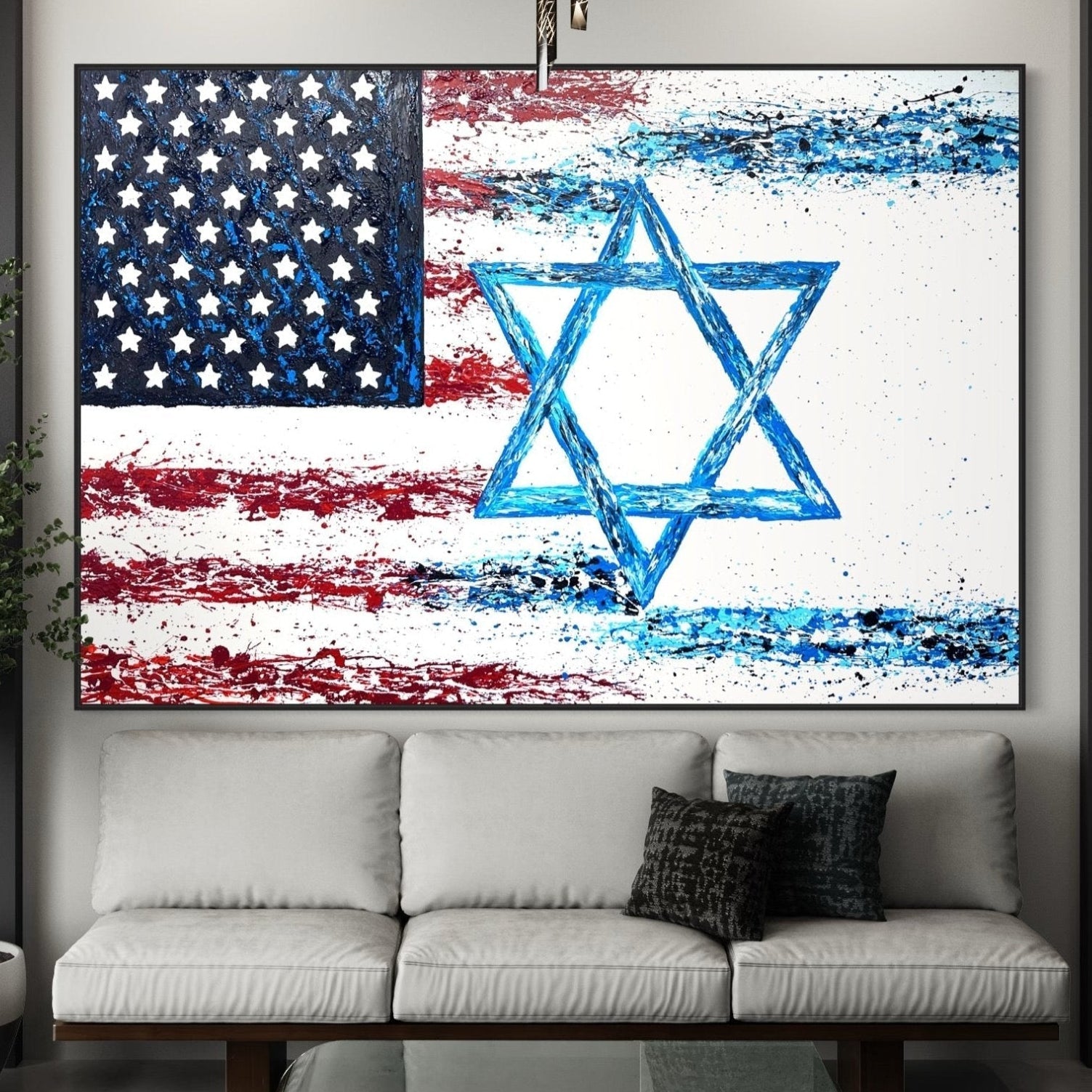 Limited Edition Print - TOGETHER WE WILL WIN - Canvas BY Albert Levi Art