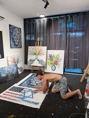 ORIGINAL ARTWORK - Together We Win - BY Albert Levi Art