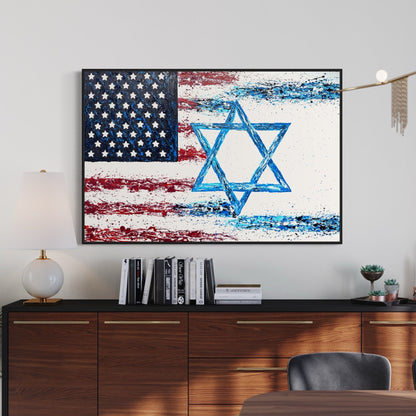 Limited Edition Print - TOGETHER WE WILL WIN - Canvas BY Albert Levi Art