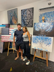 ORIGINAL ARTWORK - Together We Win - BY Albert Levi Art