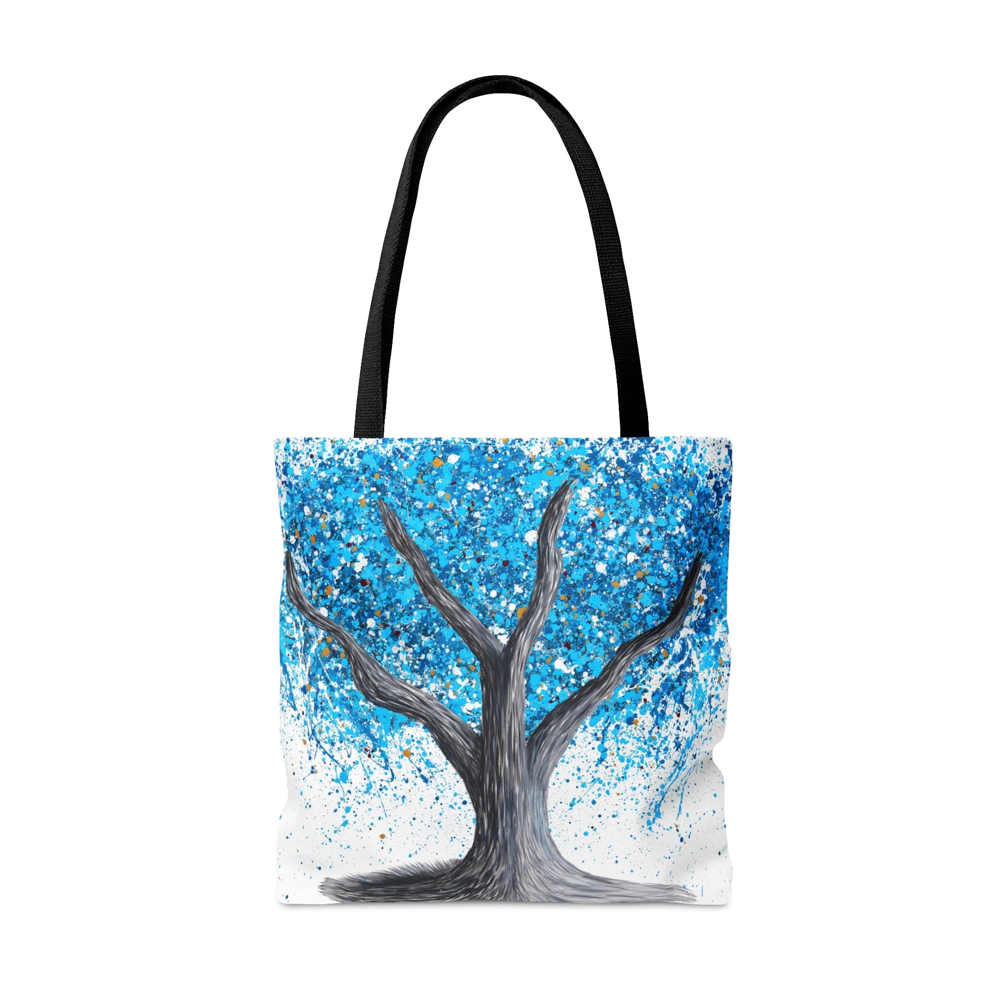 Tote Bag Blue Bliss Tree of Happiness - Bags BY Albert Levi Art
