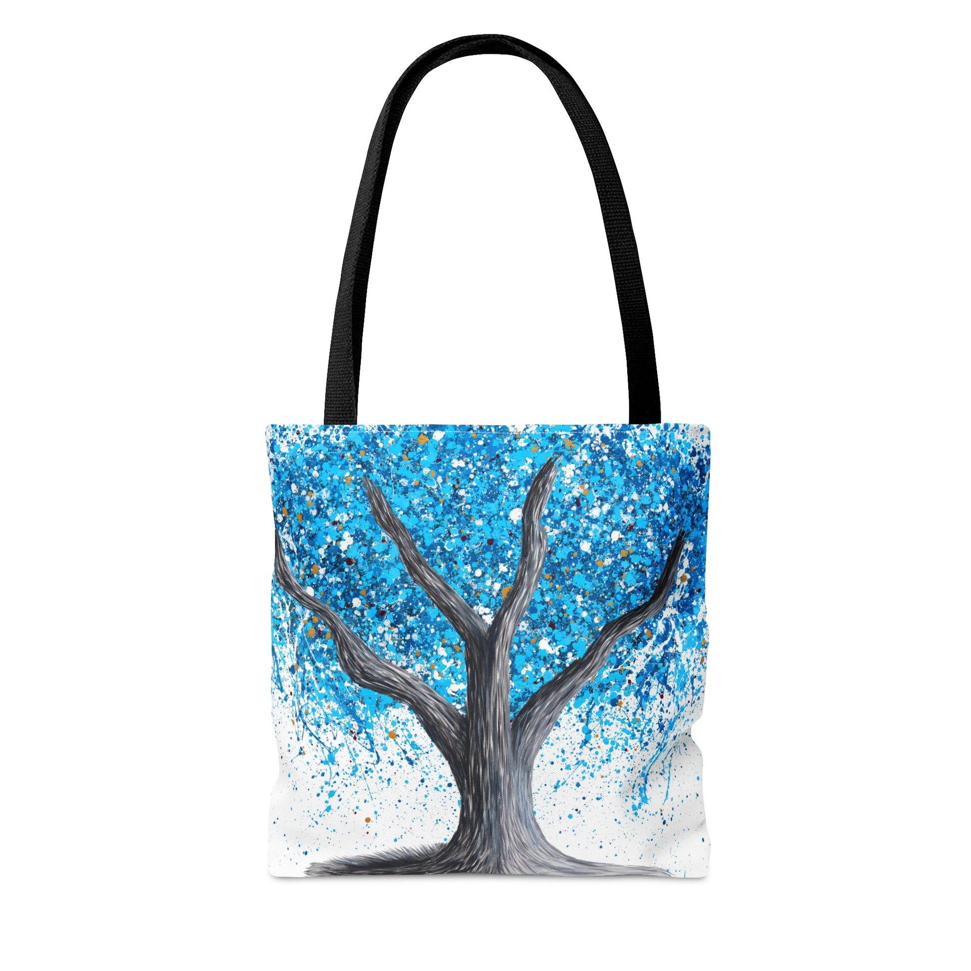 Tote Bag Blue Bliss Tree of Happiness - Bags BY Albert Levi Art