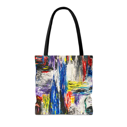 Tote Bag - Blue Waterfalls - Bags BY Albert Levi Art