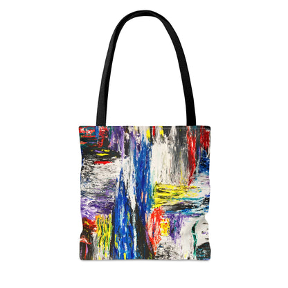 Tote Bag - Blue Waterfalls - Bags BY Albert Levi Art