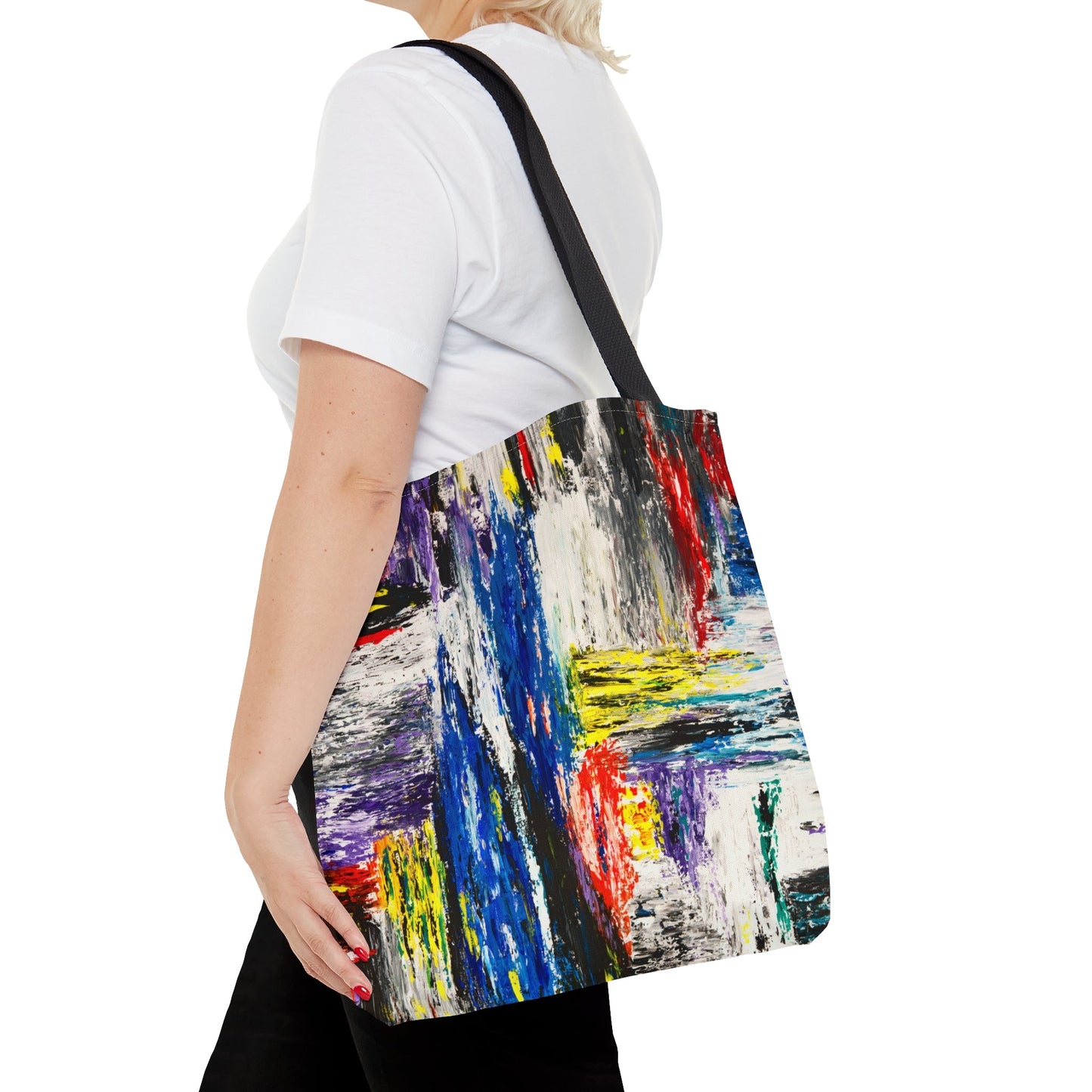 Tote Bag - Blue Waterfalls - Bags BY Albert Levi Art