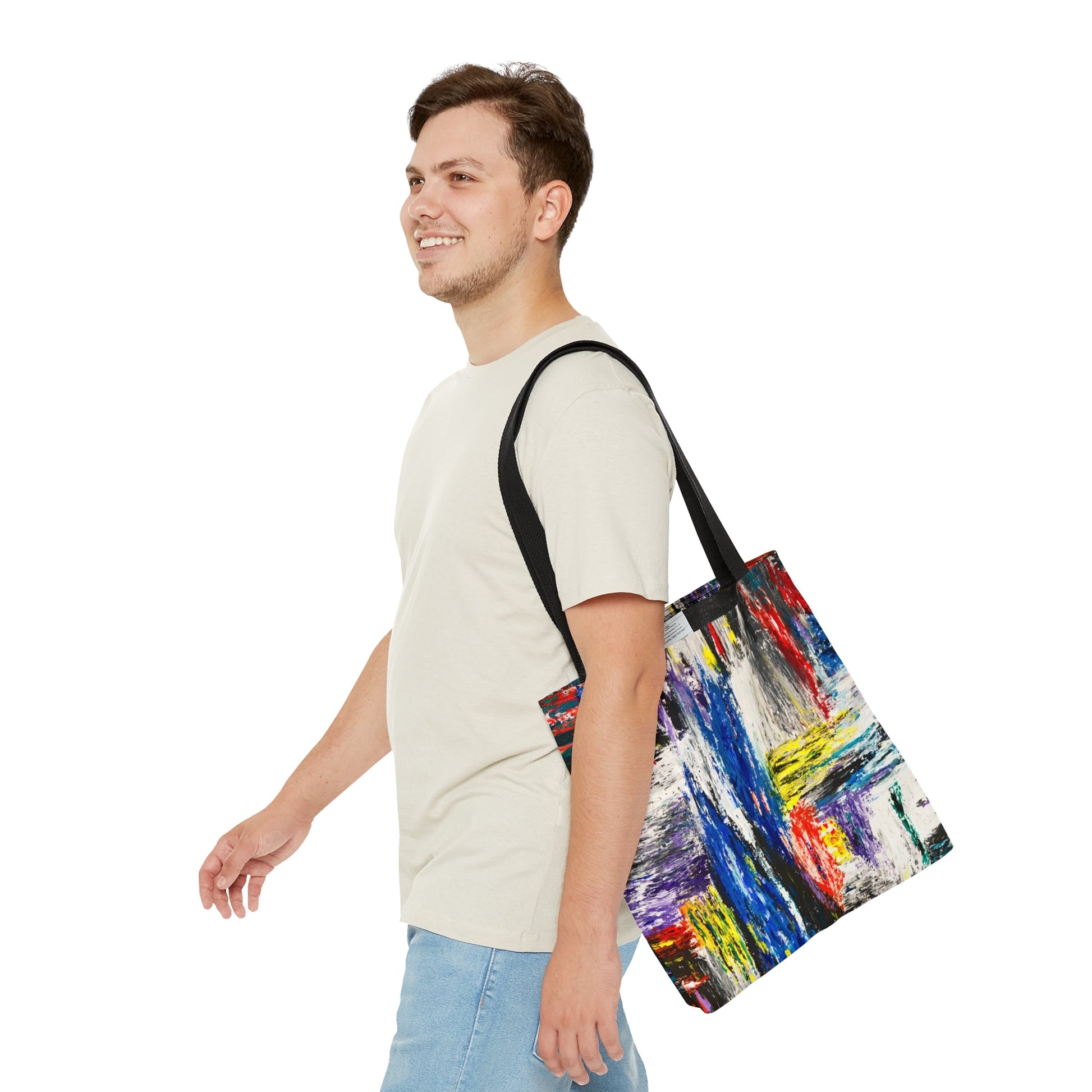 Tote Bag - Blue Waterfalls - Bags BY Albert Levi Art
