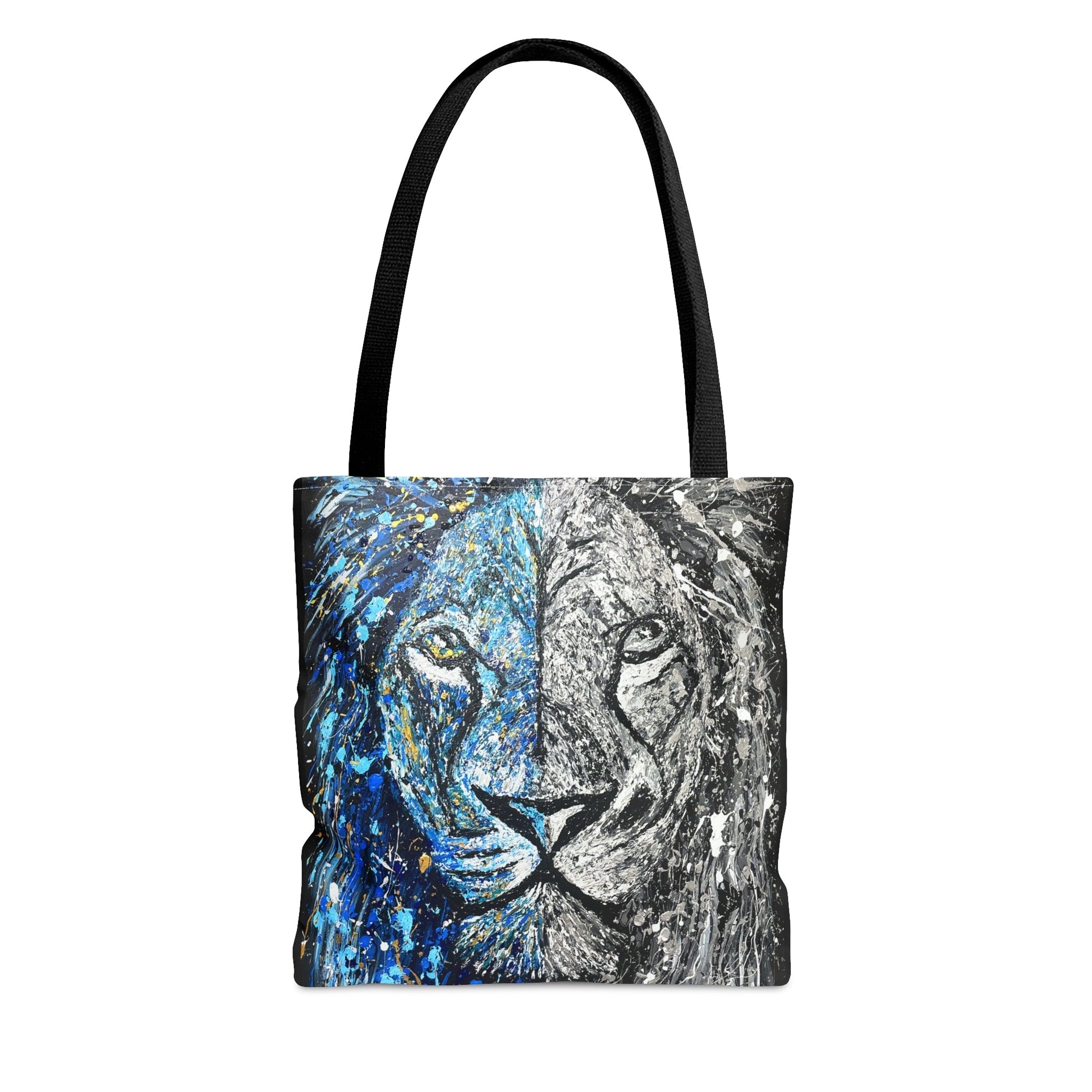Tote Bag BLUE&WHITE INTENSITY - Bags BY Albert Levi Art