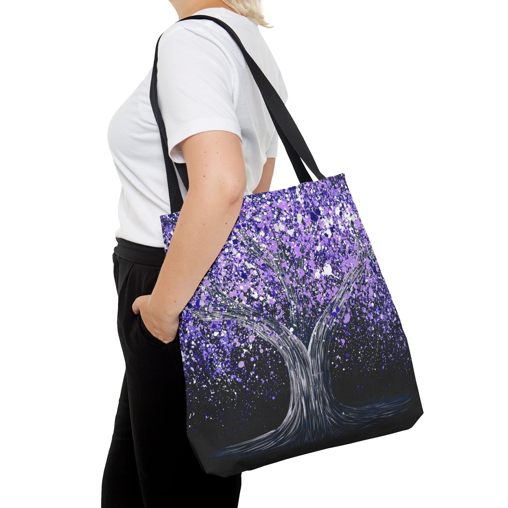 Tote Bag - Calm Purple - Bags BY Albert Levi Art