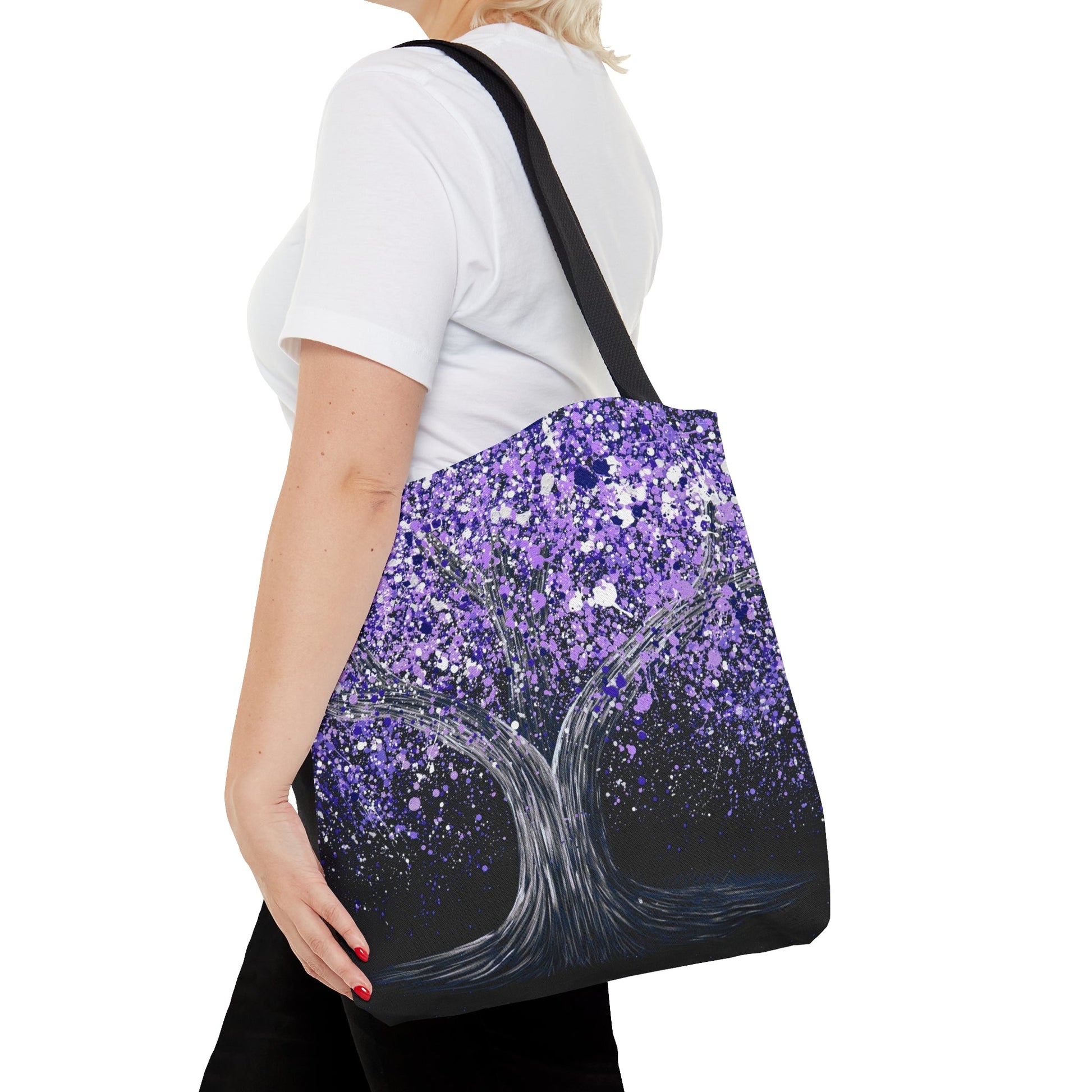 Tote Bag - Calm Purple - Bags BY Albert Levi Art