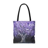 Tote Bag - Calm Purple - Bags BY Albert Levi Art