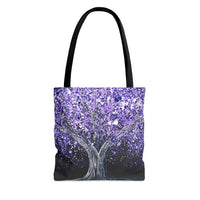 Tote Bag - Calm Purple - Bags BY Albert Levi Art