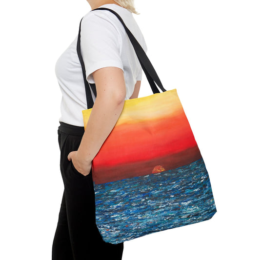 Tote Bag - Calm Sunset - Bags BY Albert Levi Art
