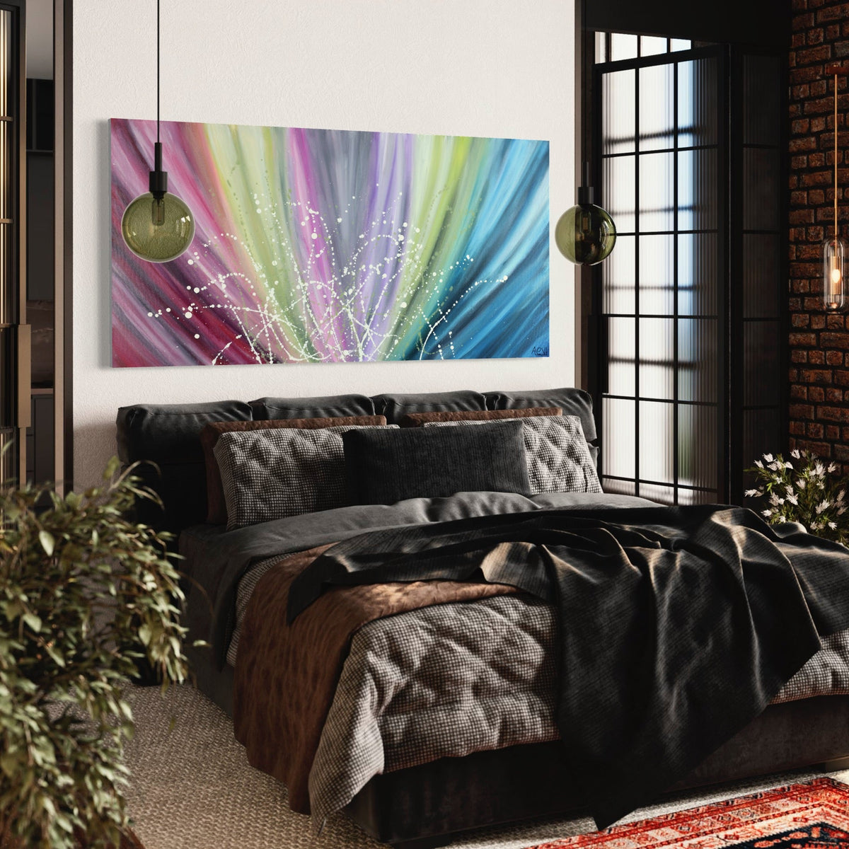 Tote Bag - colorful lotus - Bags BY Albert Levi Art