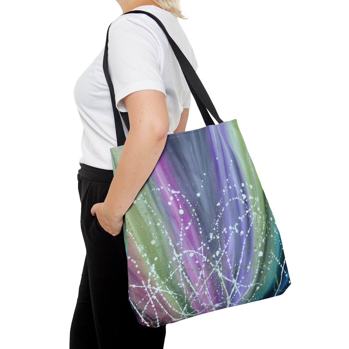 Tote Bag - colorful lotus - Bags BY Albert Levi Art