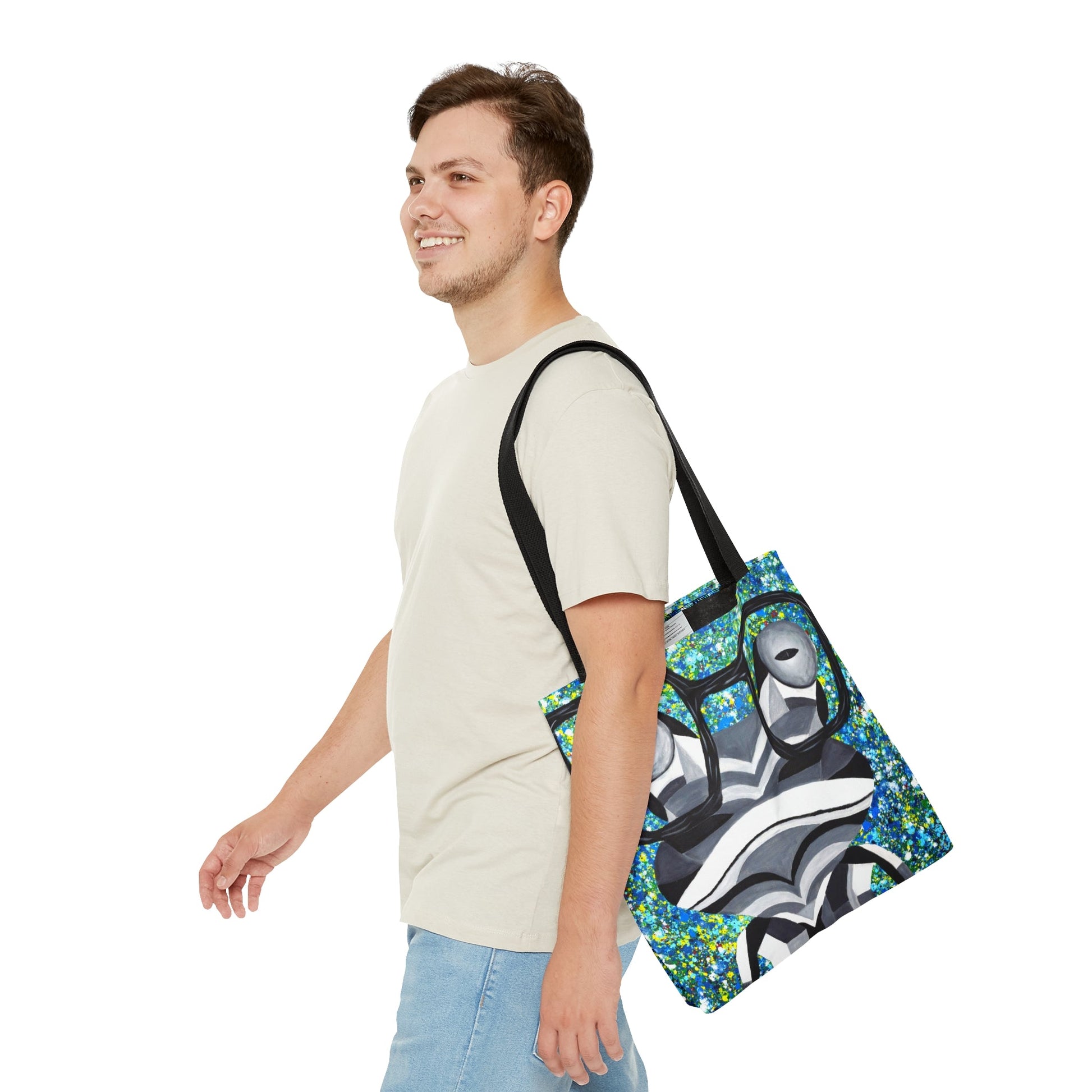 Tote Bag - FUNKY FROG - Bags BY Albert Levi Art