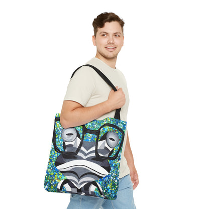 Tote Bag - FUNKY FROG - Bags BY Albert Levi Art