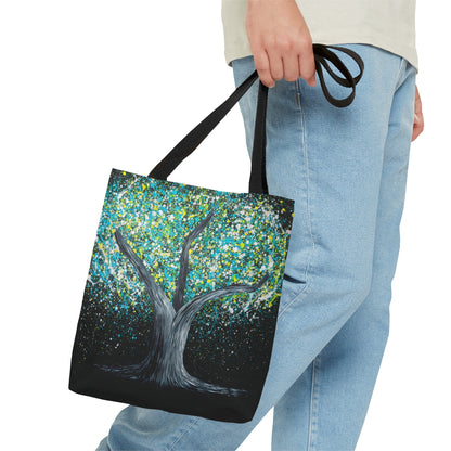 Tote Bag - GLOW IN THE DARK - Bags BY Albert Levi Art