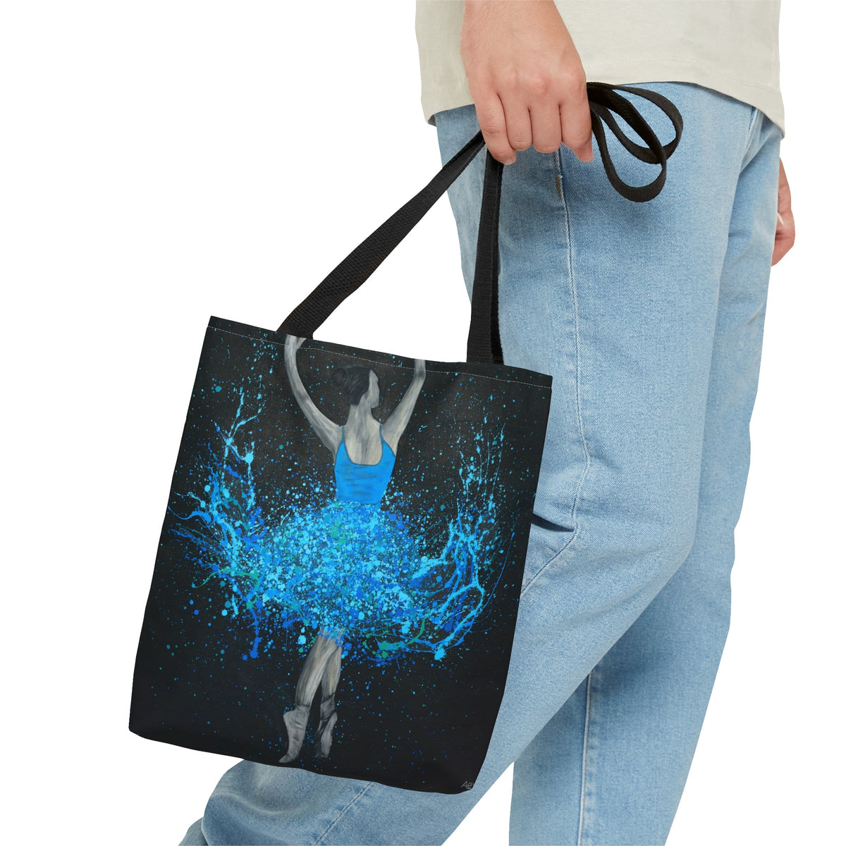 Tote Bag - GLOW IN THE DARK DANCE - Bags BY Albert Levi Art