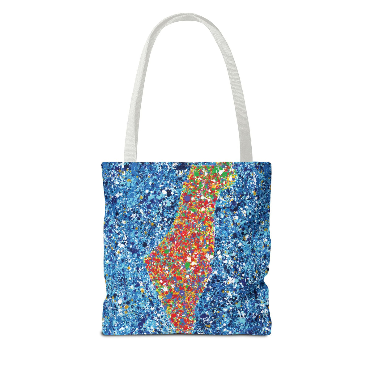 Colorful Bags: "Tote Bag - Map Of Israel" by Albert Levi Art