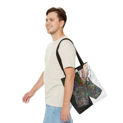 Colorful Bags: "Tote bag - ME" by Albert Levi Art