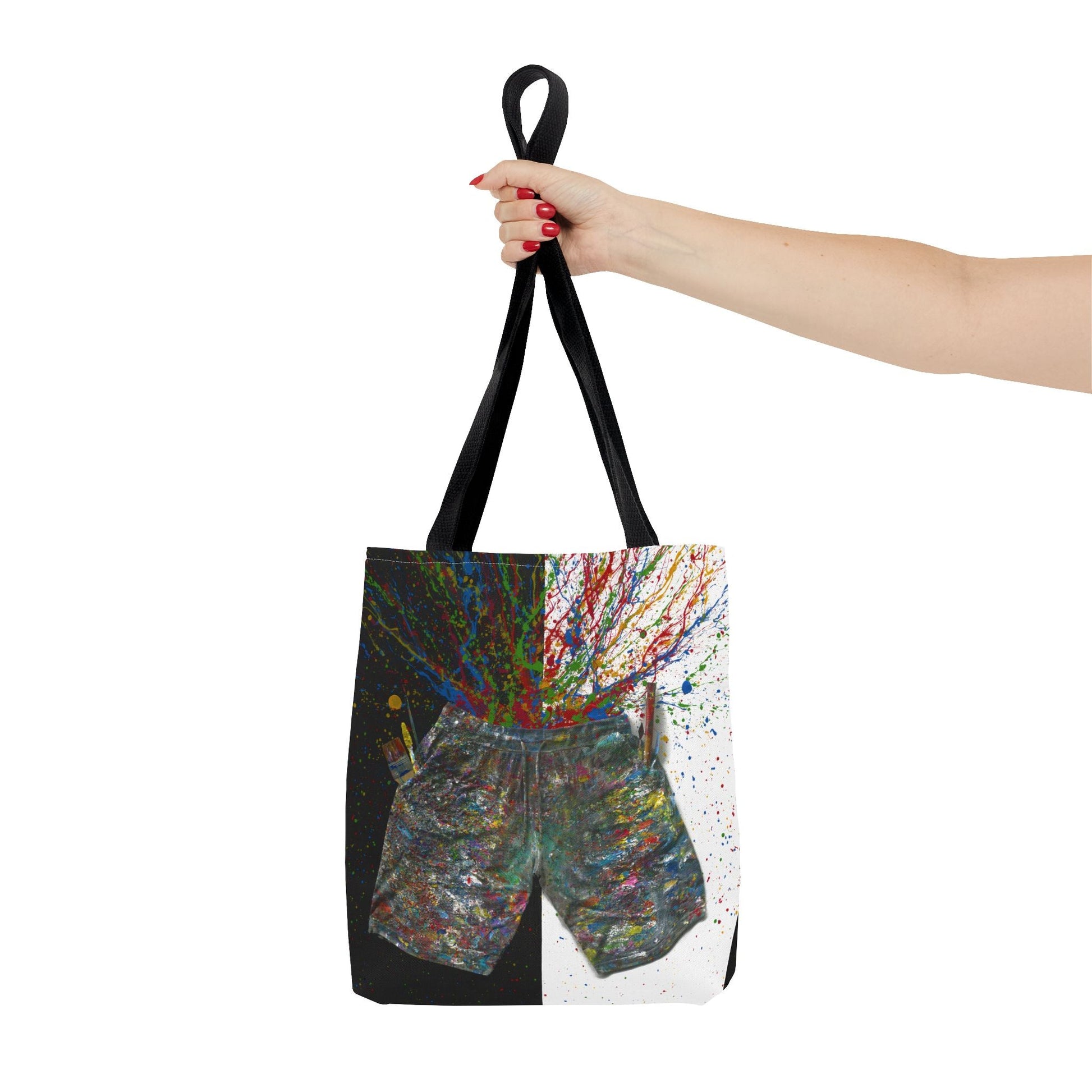 Colorful Bags: "Tote bag - ME" by Albert Levi Art