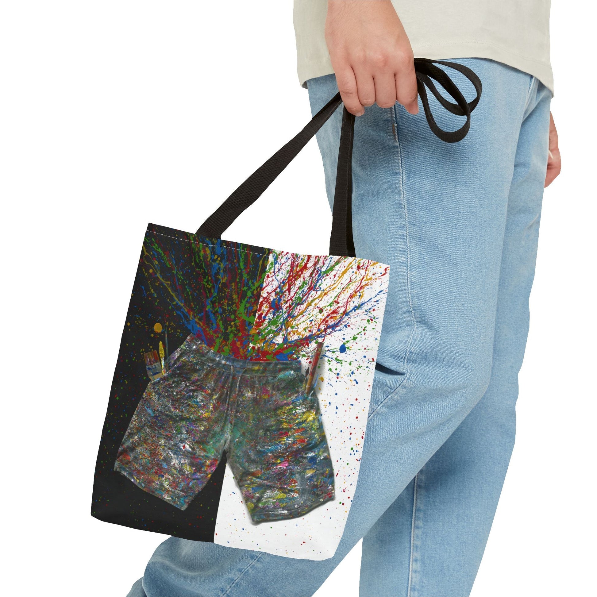 Colorful Bags: "Tote bag - ME" by Albert Levi Art