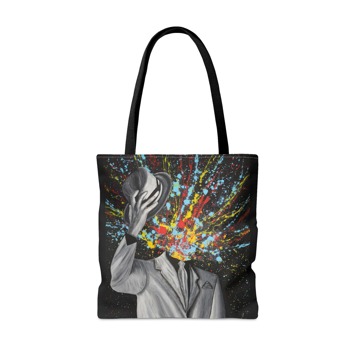 Tote Bag - MY HEAD EXPLODED - Bags BY Albert Levi Art