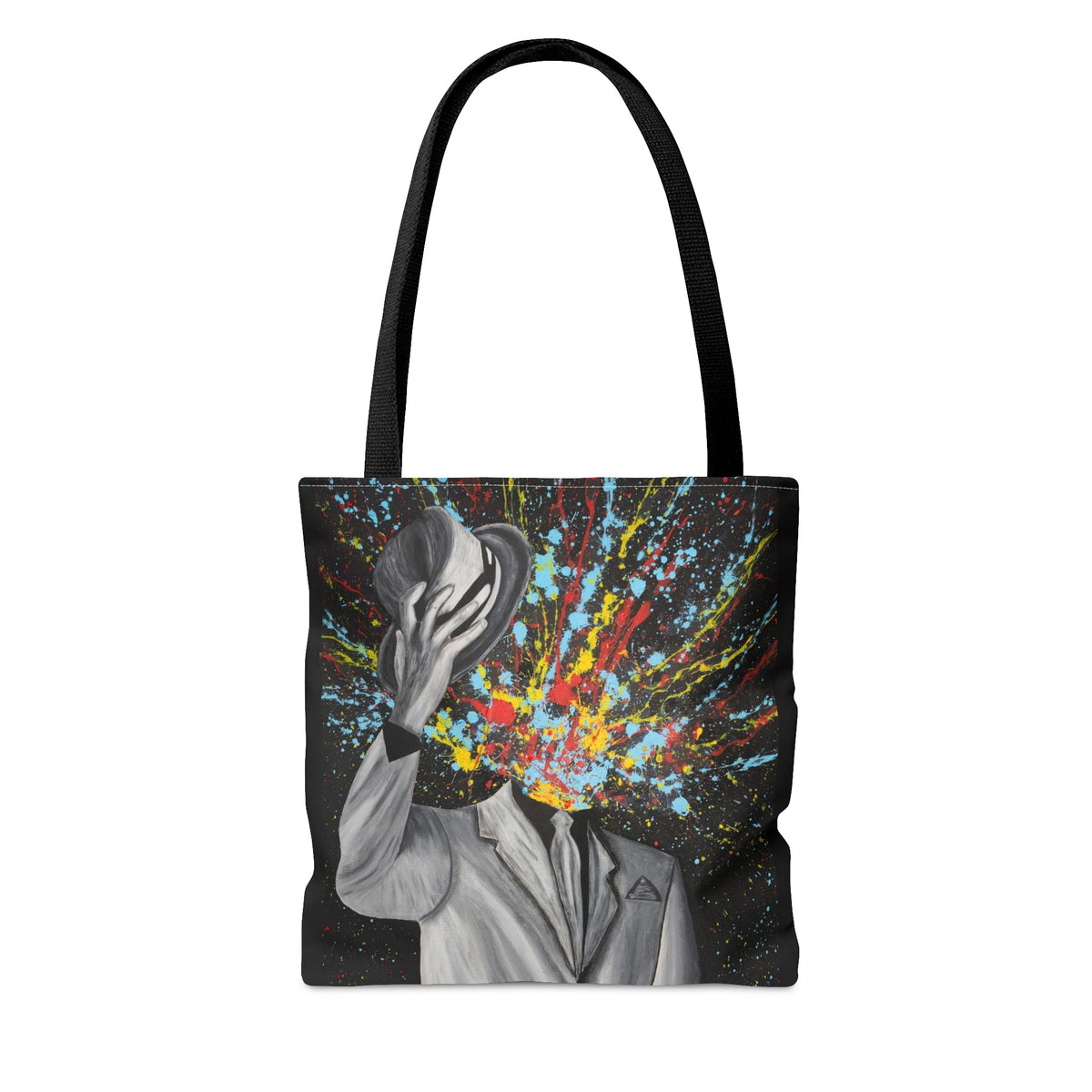 Tote Bag - MY HEAD EXPLODED - Bags BY Albert Levi Art