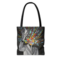 Tote Bag - MY HEAD EXPLODED - Bags BY Albert Levi Art