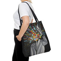Tote Bag - MY HEAD EXPLODED - Bags BY Albert Levi Art
