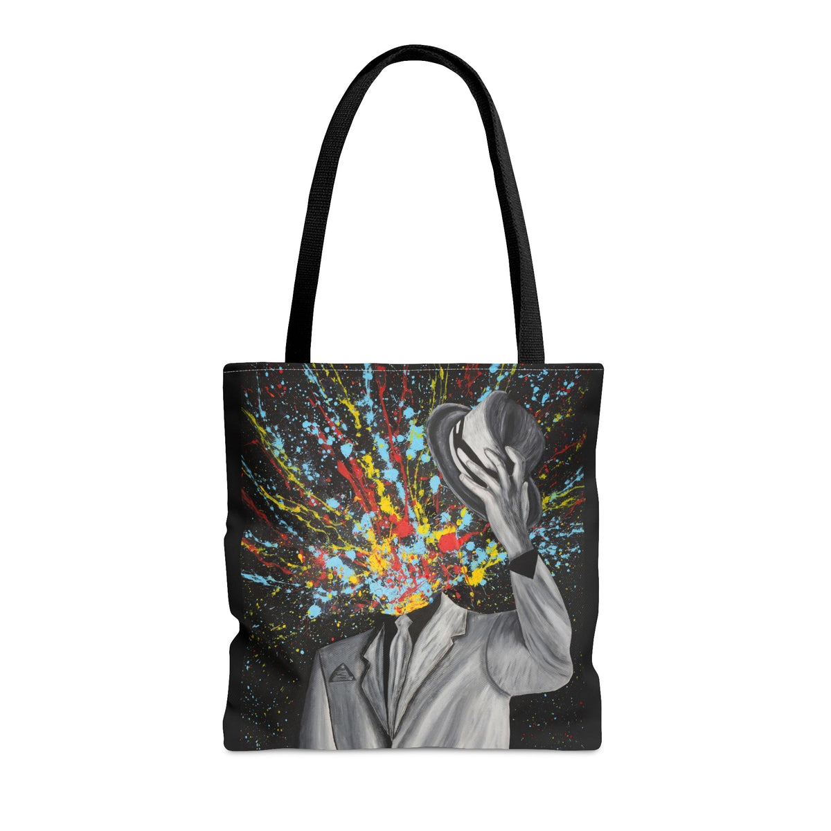 Tote Bag - MY HEAD EXPLODED - Bags BY Albert Levi Art
