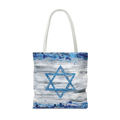 Colorful Bags: "Tote Bag - Our Connection" by Albert Levi Art