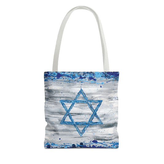 Colorful Bags: "Tote Bag - Our Connection" by Albert Levi Art