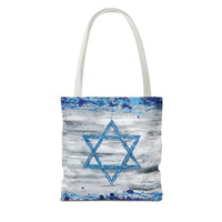 Colorful Bags: "Tote Bag - Our Connection" by Albert Levi Art