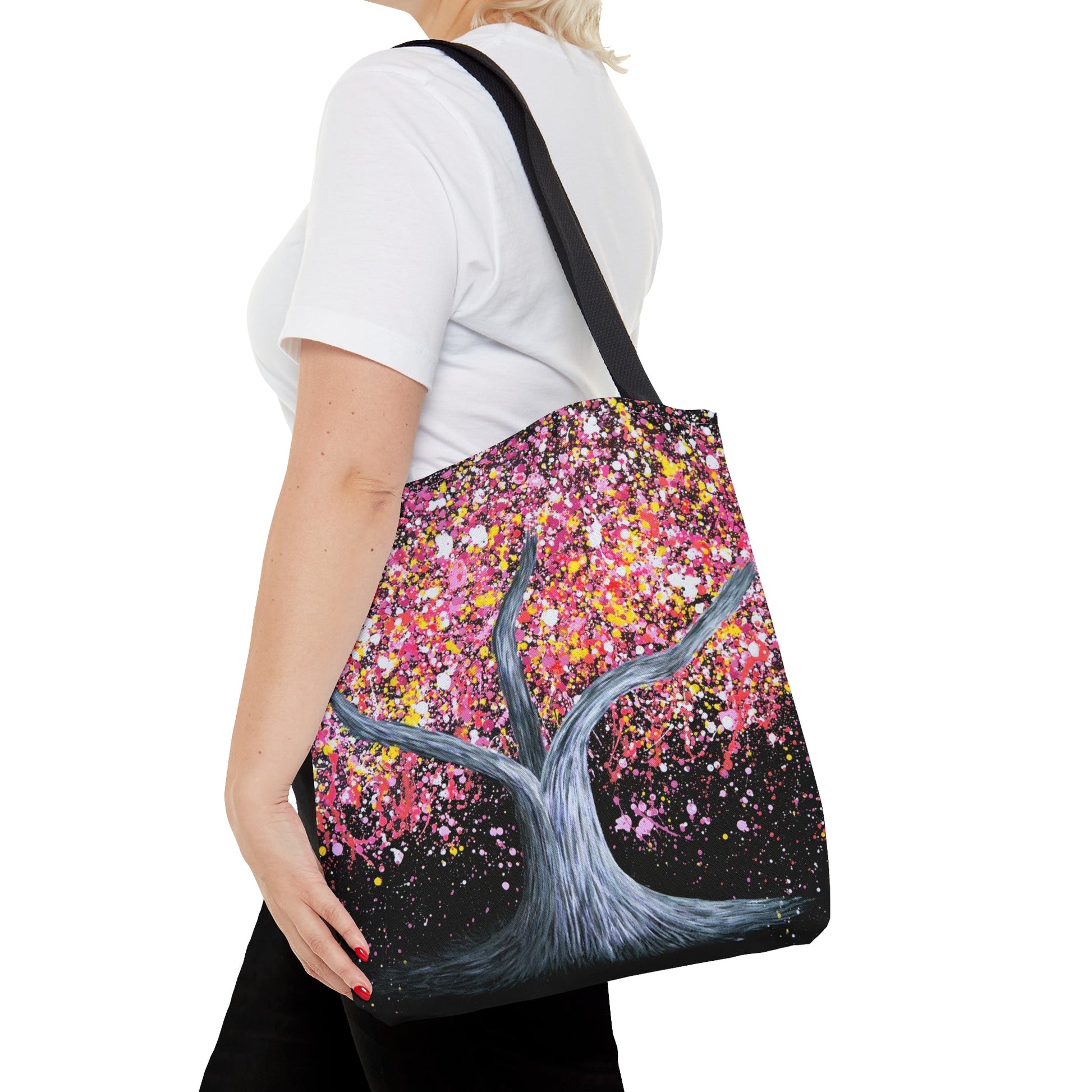 Tote Bag - Pink Fruits - Bags BY Albert Levi Art