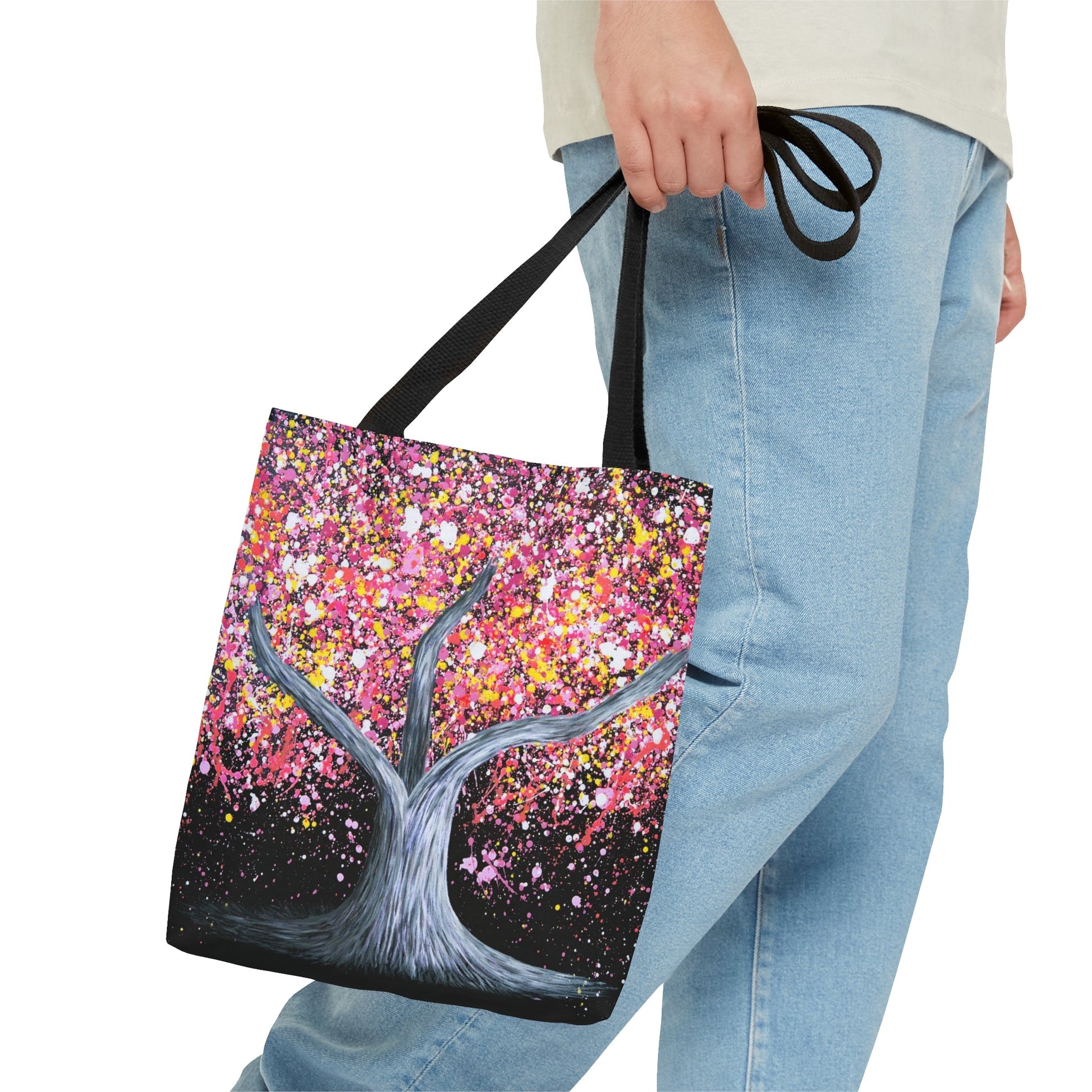 Tote Bag - Pink Fruits - Bags BY Albert Levi Art