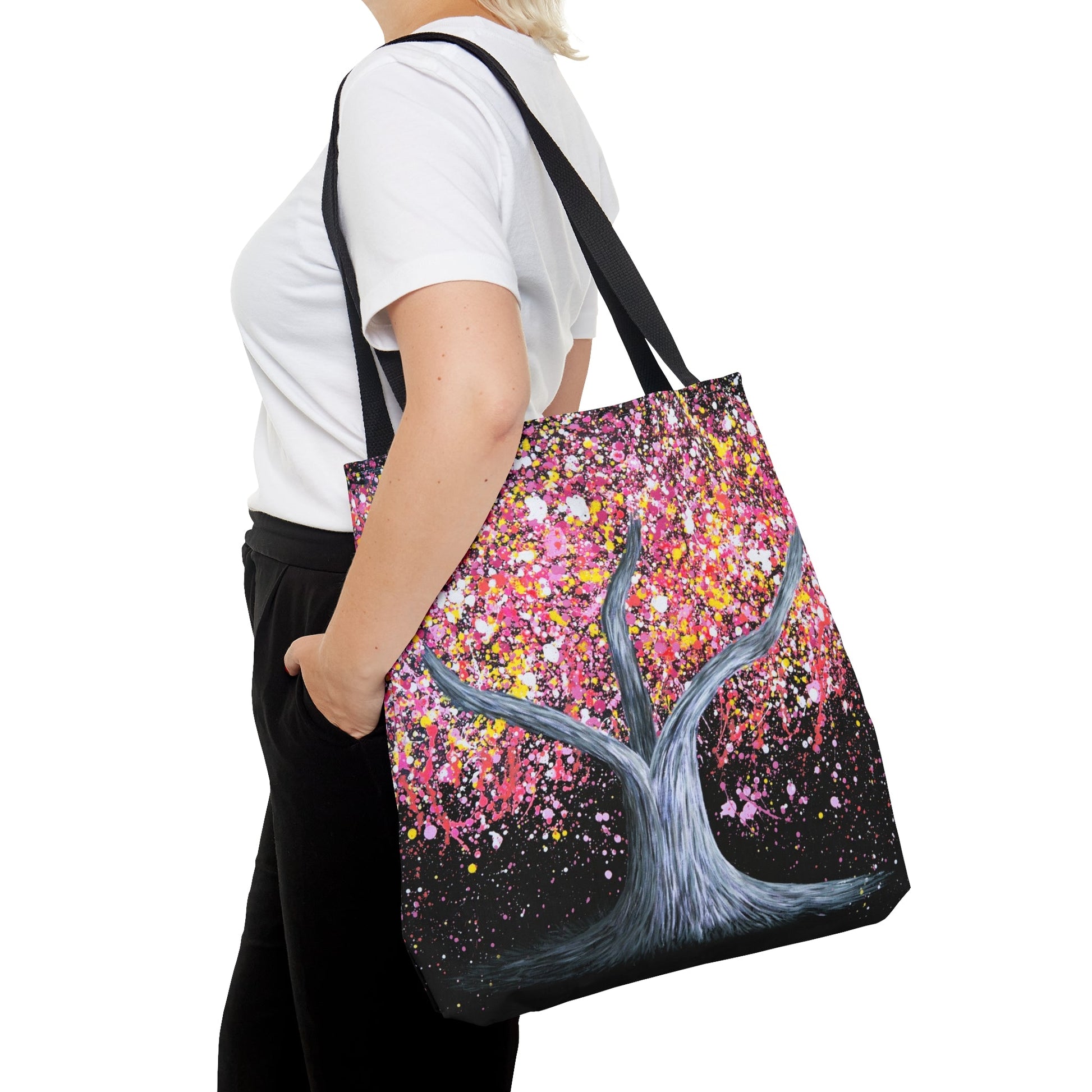 Tote Bag - Pink Fruits - Bags BY Albert Levi Art