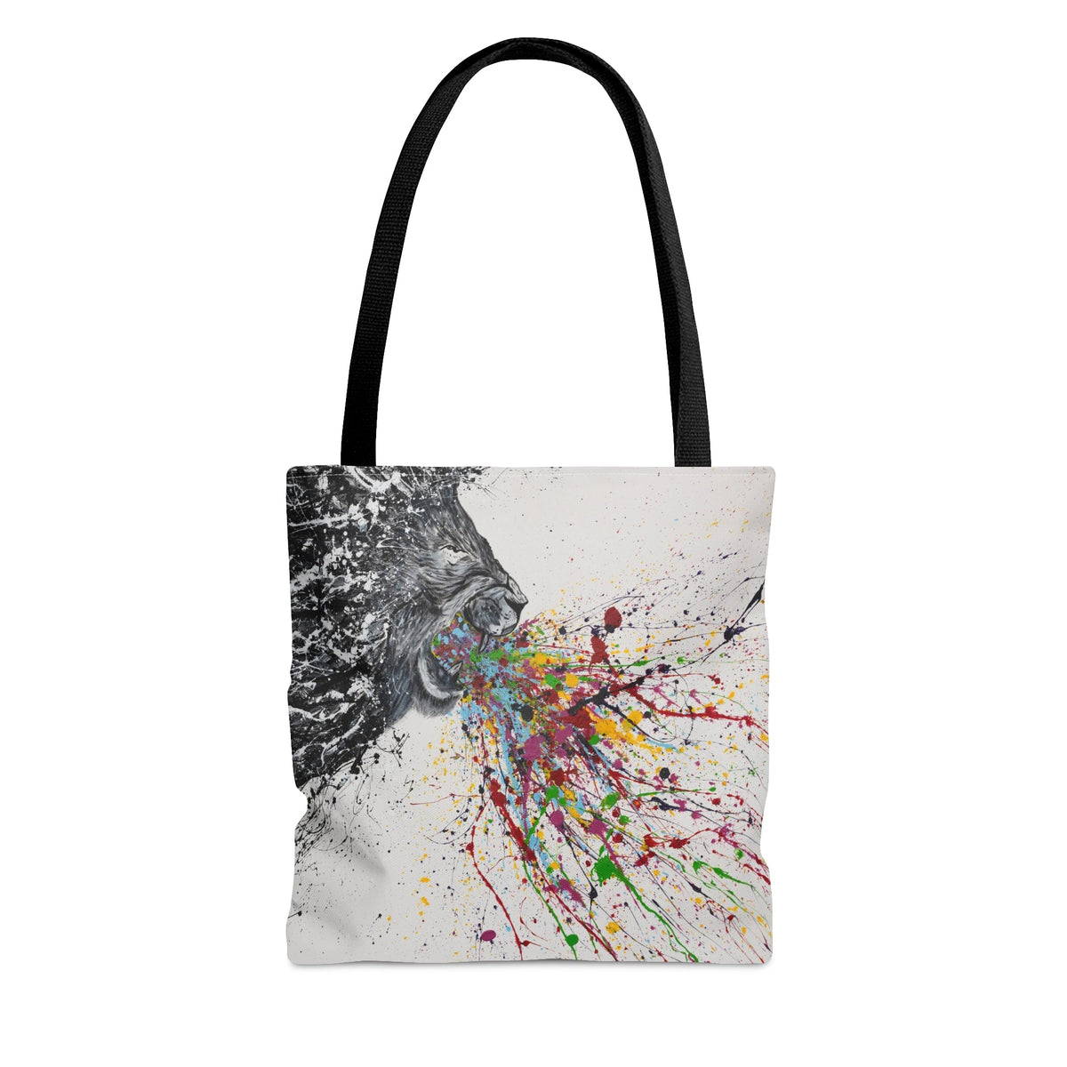 Tote Bag - Roar Lion - Bags BY Albert Levi Art