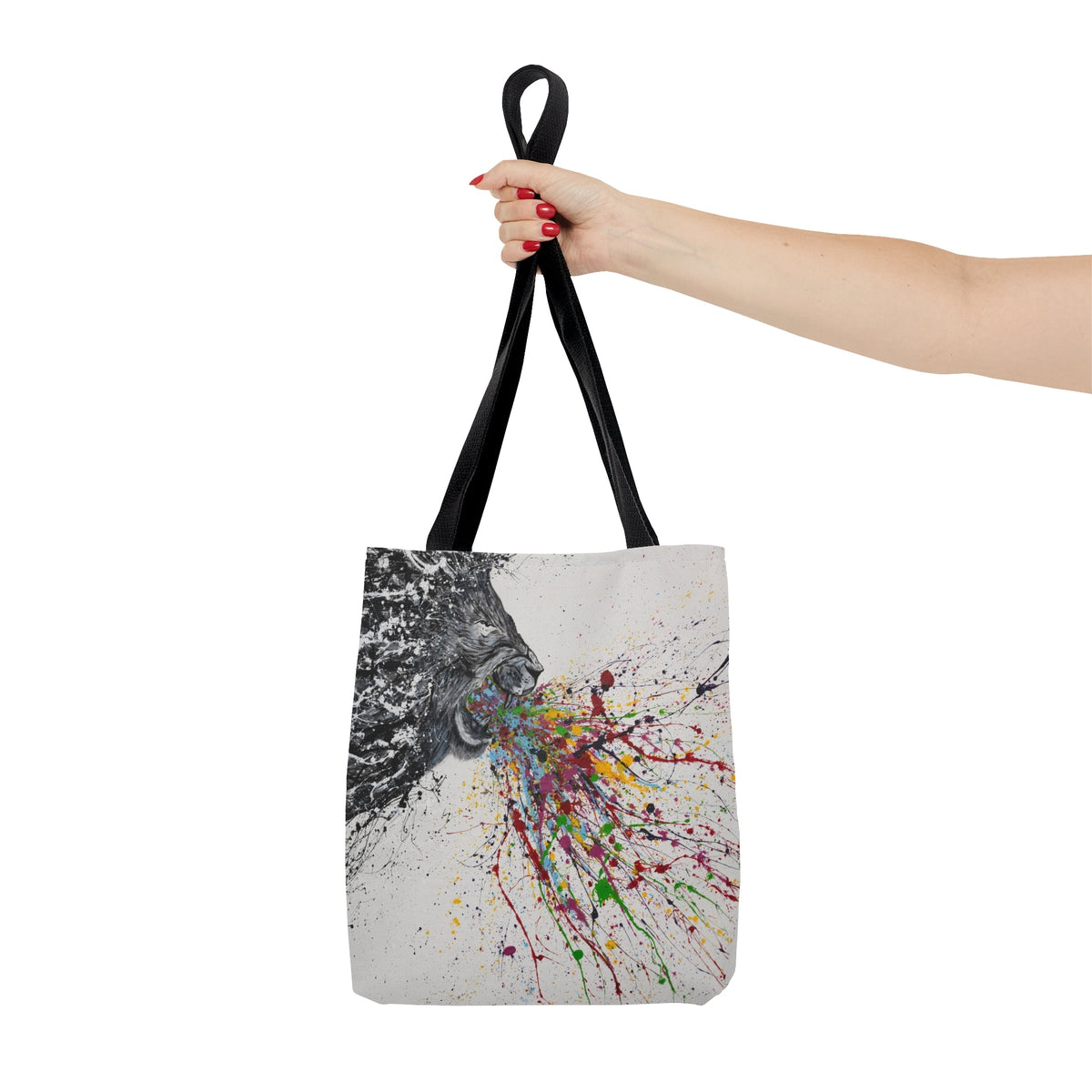 Tote Bag - Roar Lion - Bags BY Albert Levi Art