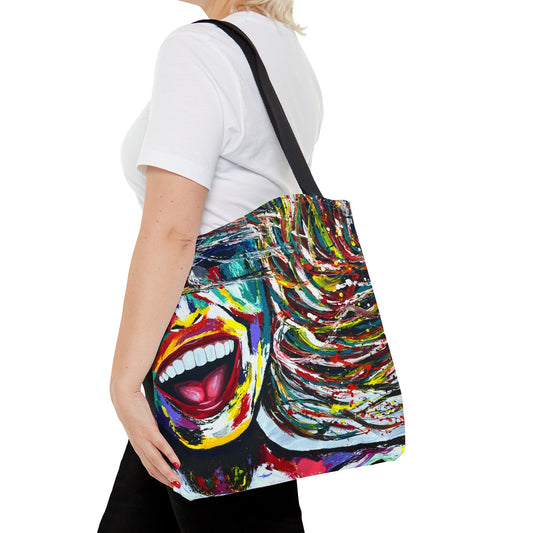 Tote Bag - SMILE FOREVER - Bags BY Albert Levi Art