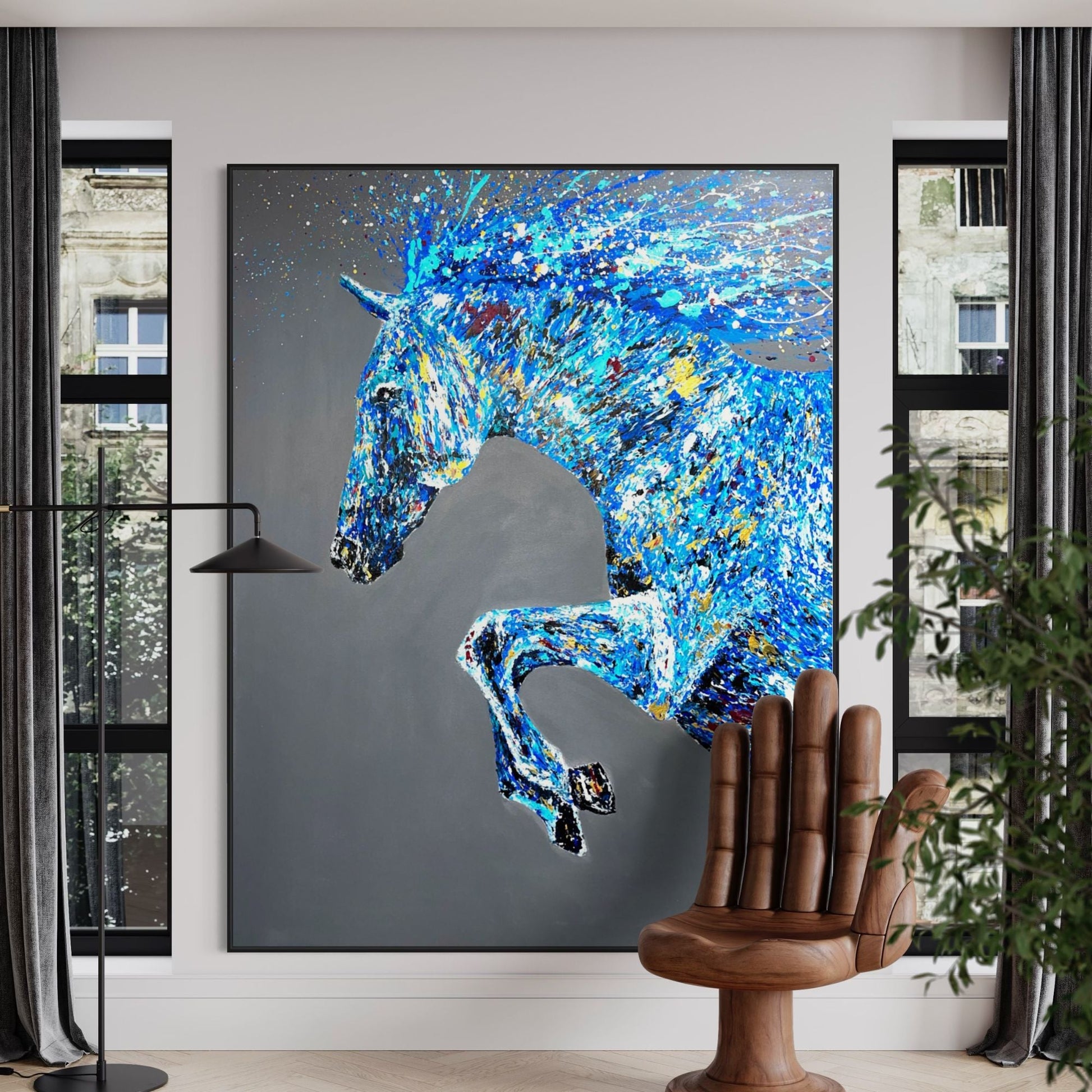 Tote Bag - Strong Gallop - Bags BY Albert Levi Art