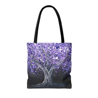 Tote Bag - TRANQUIL PURPLE - Bags BY Albert Levi Art