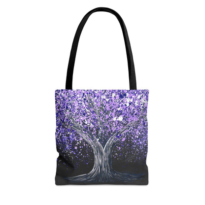Tote Bag - TRANQUIL PURPLE - Bags BY Albert Levi Art