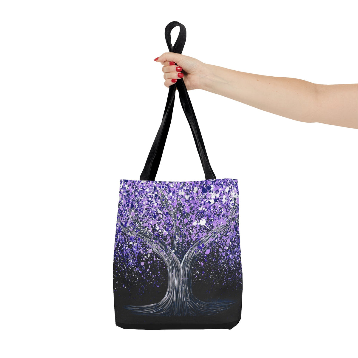 Tote Bag - TRANQUIL PURPLE - Bags BY Albert Levi Art