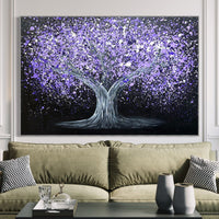 Tote Bag - TRANQUIL PURPLE - Bags BY Albert Levi Art