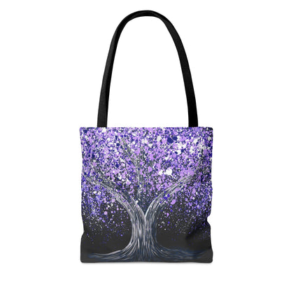 Tote Bag - TRANQUIL PURPLE - Bags BY Albert Levi Art